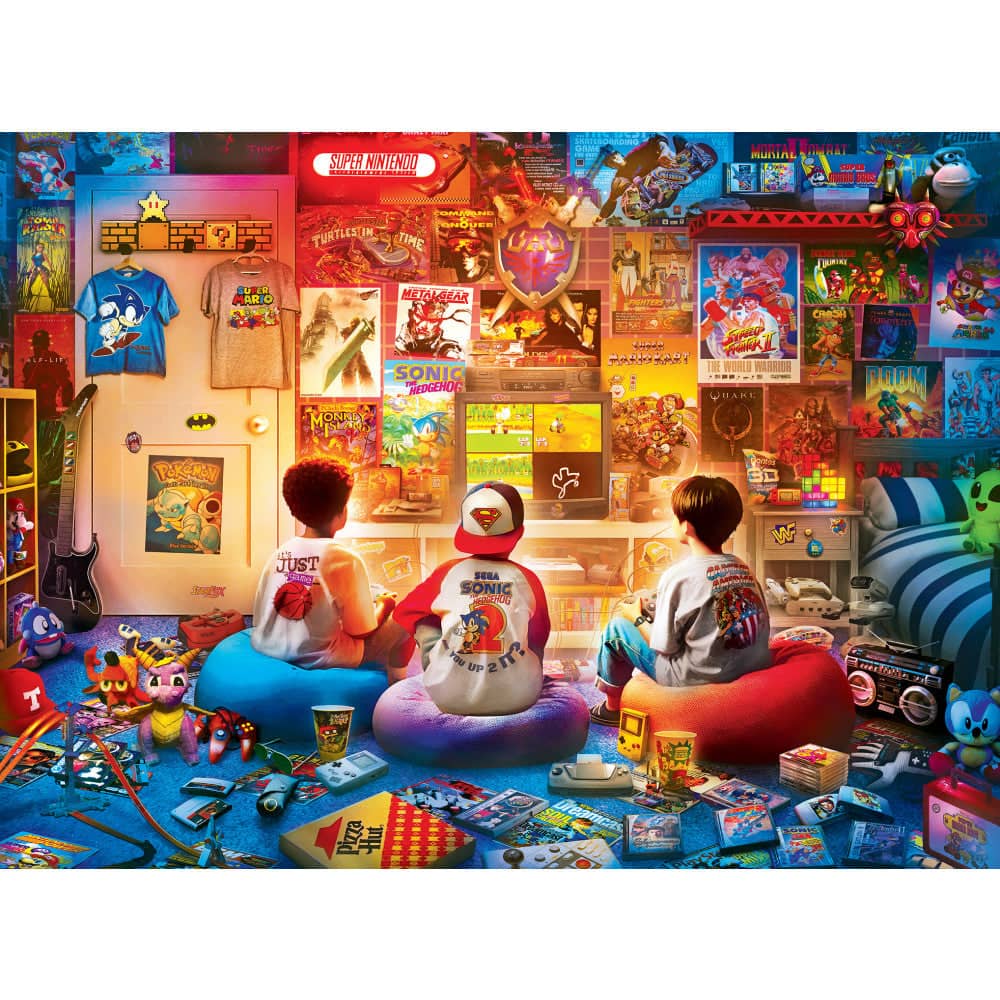 Pop Culture - 500 Piece Jigsaw Puzzles 4 Pack (ONLINE ORDER ONLY)
