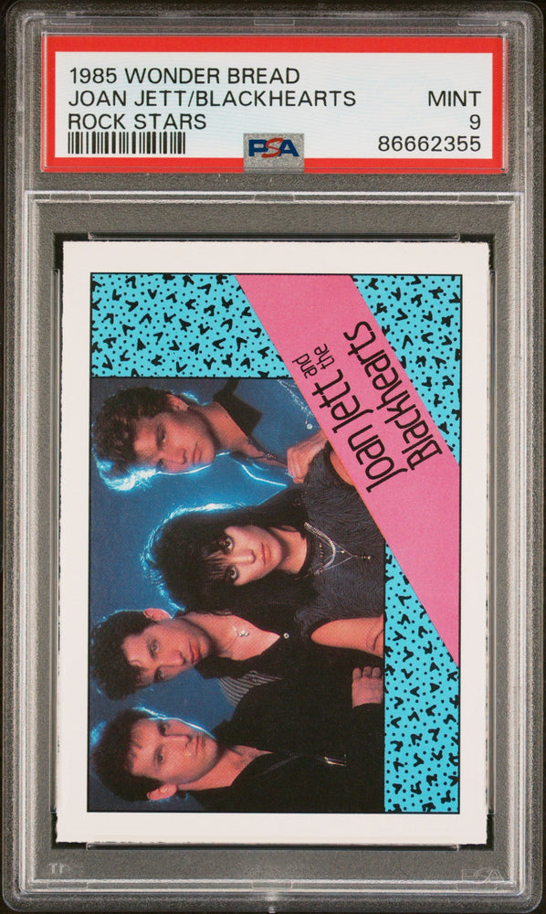 1985 WONDER BREAD ROCK STARS JOAN JETT/BLACKHEARTS ROCK STARS # - PSA 9 (Online Order Only)