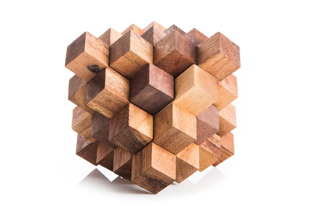 Twist Crystal Puzzle - Twist Wood Puzzle (Online Order Only)