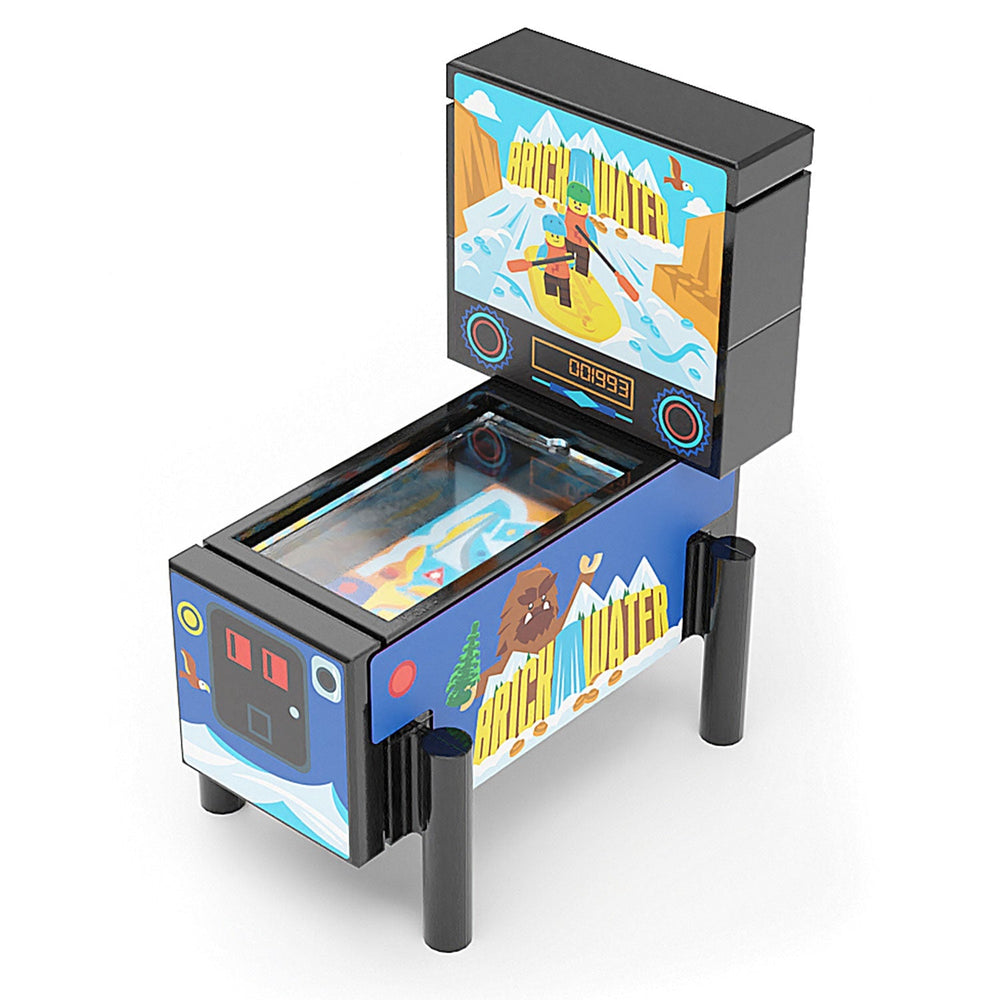 Brick Water Rafting - B3 Customs Pinball Arcade Machine Building Set (Online Order Only)