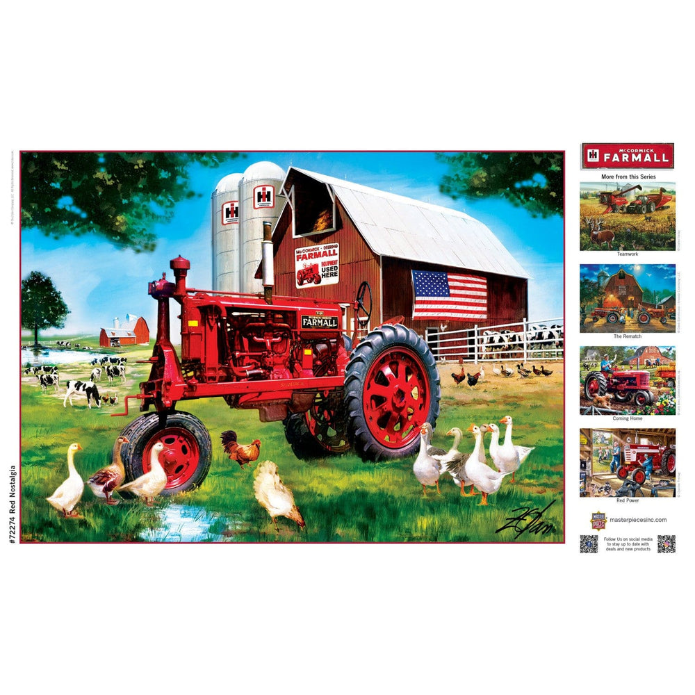 Farmall - Red Nostalgia 1000 Piece Jigsaw Puzzle (ONLINE ORDER ONLY)