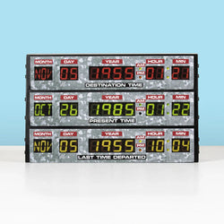 Back to the Future DeLorean Time Circuits 3D Desk Lamp / Wall Light (ONLINE ORDER ONLY)