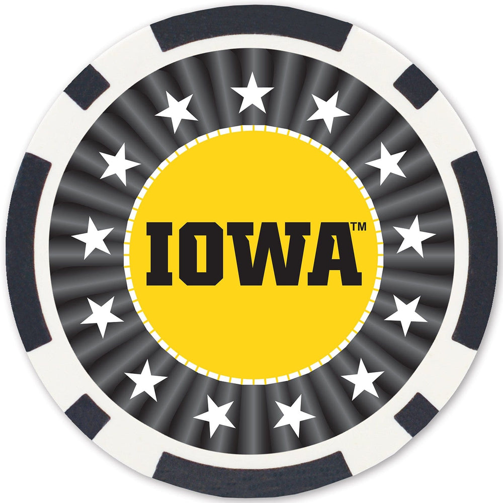 Iowa Hawkeyes 100 Piece Poker Chips (ONLINE ORDER ONLY)