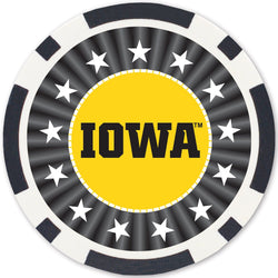 Iowa Hawkeyes 100 Piece Poker Chips (ONLINE ORDER ONLY)