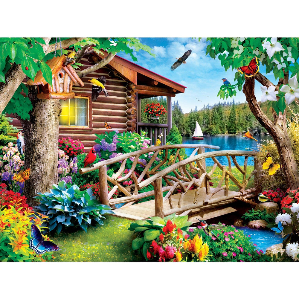Memory Lane - Cabin Crossing 300 Piece EZ Grip Jigsaw Puzzle (ONLINE ORDER ONLY)