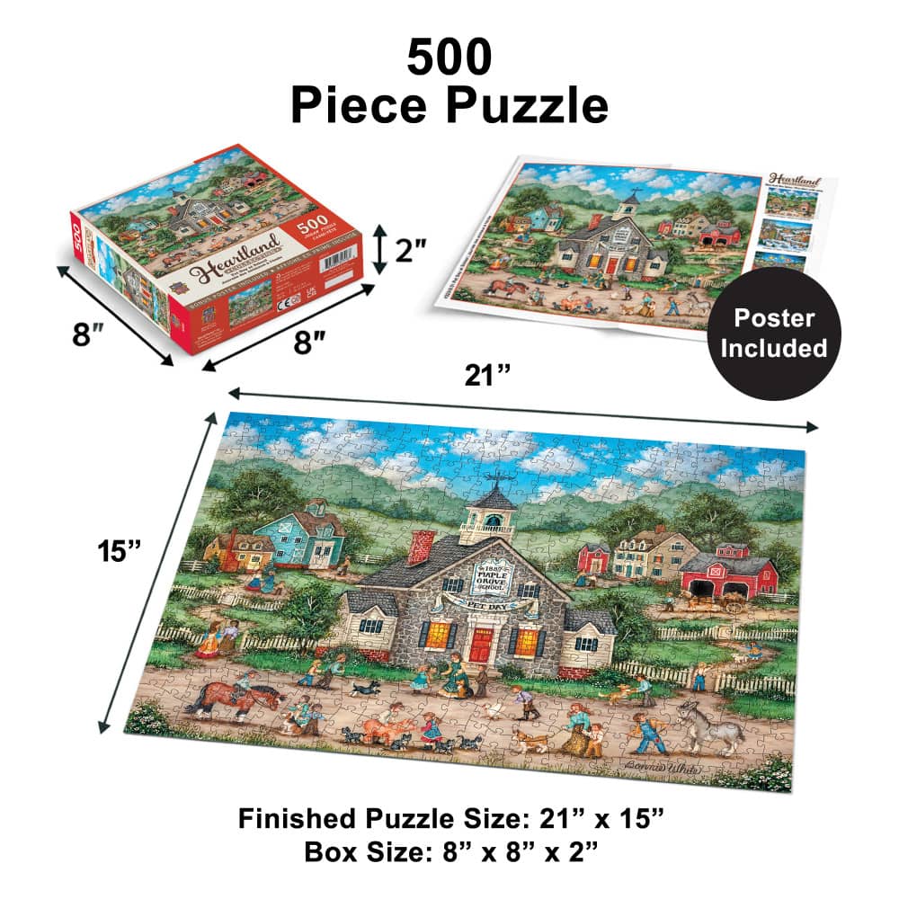 Heartland - Pet Day at School 500 Piece Jigsaw Puzzle