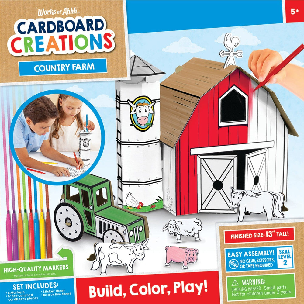 Craft Kit - Farm Playset Cardboard buildable (ONLINE ORDER ONLY)