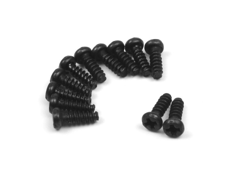 BlackZon Pan Head Self Tapping Screws PBHO2.6x8mm (12pcs) (ONLINE ORDER ONLY)
