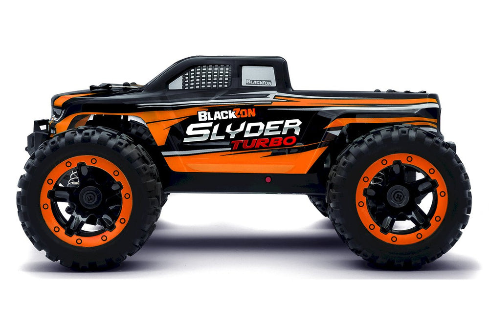 BlackZon Slyder MT Turbo 1/16 4WD 2S Brushless Monster Truck - Orange 540210 (ONLINE ORDER ONLY)