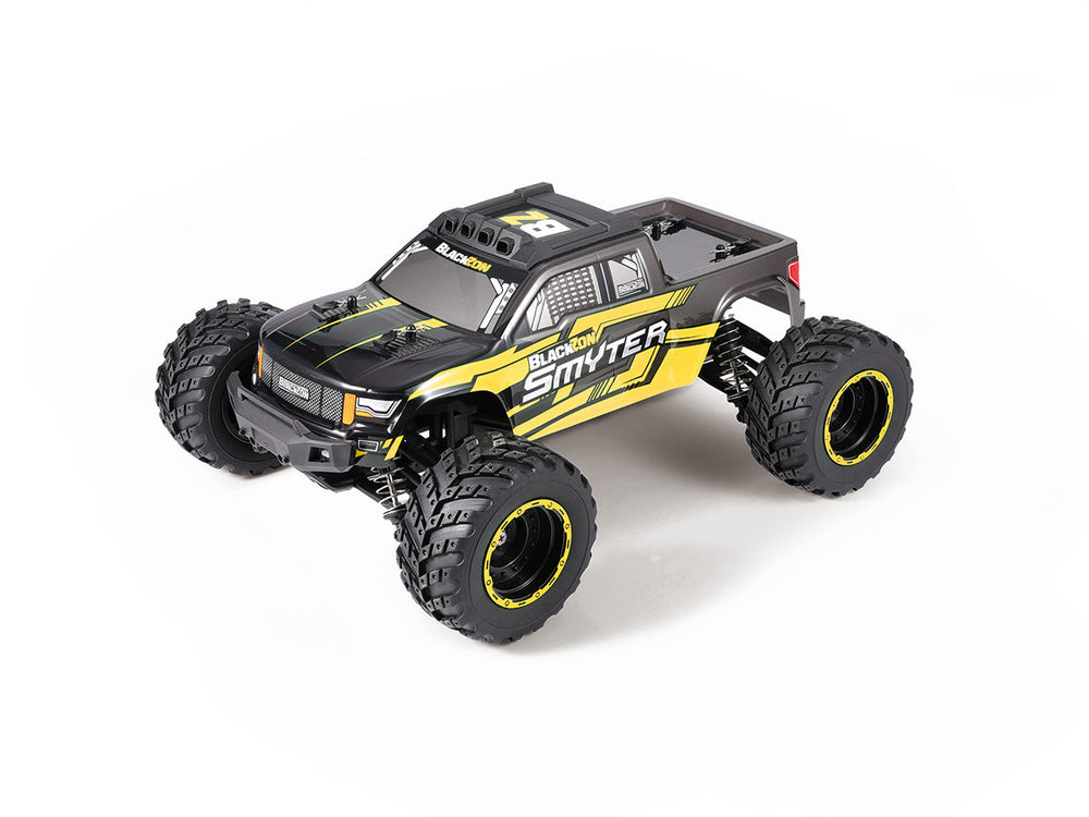 BlackZon Smyter MT 1/12 4WD Electric Monster Truck - Yellow, RTR 540225 (ONLINE ORDER ONLY)