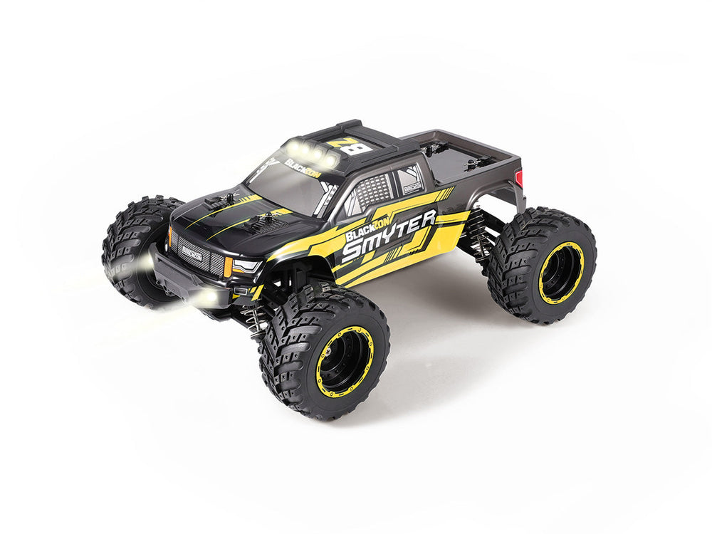 BlackZon Smyter MT 1/12 4WD Electric Monster Truck - Yellow, RTR 540225 (ONLINE ORDER ONLY)
