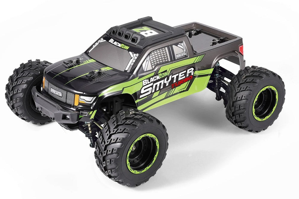 BlackZon Smyter MT Turbo 1/12 4WD RTR 3S Brushless Monster Truck - Green 540251 (ONLINE ORDER ONLY)