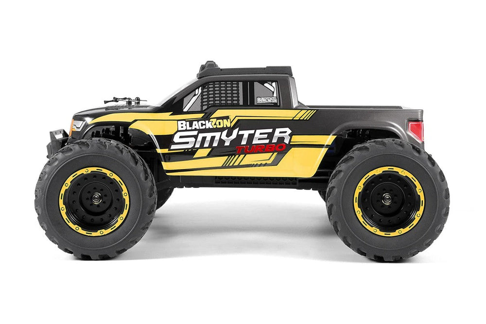 BlackZon Smyter MT Turbo 1/12 4WD RTR 3S Brushless Monster Truck - Yellow 540253 (ONLINE ORDER ONLY)