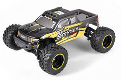 BlackZon Smyter MT Turbo 1/12 4WD RTR 3S Brushless Monster Truck - Yellow 540253 (ONLINE ORDER ONLY)