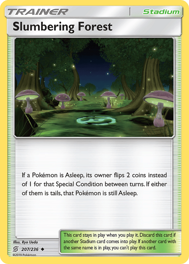 Slumbering Forest (207/236) [Sun & Moon: Unified Minds] (Online Only)
