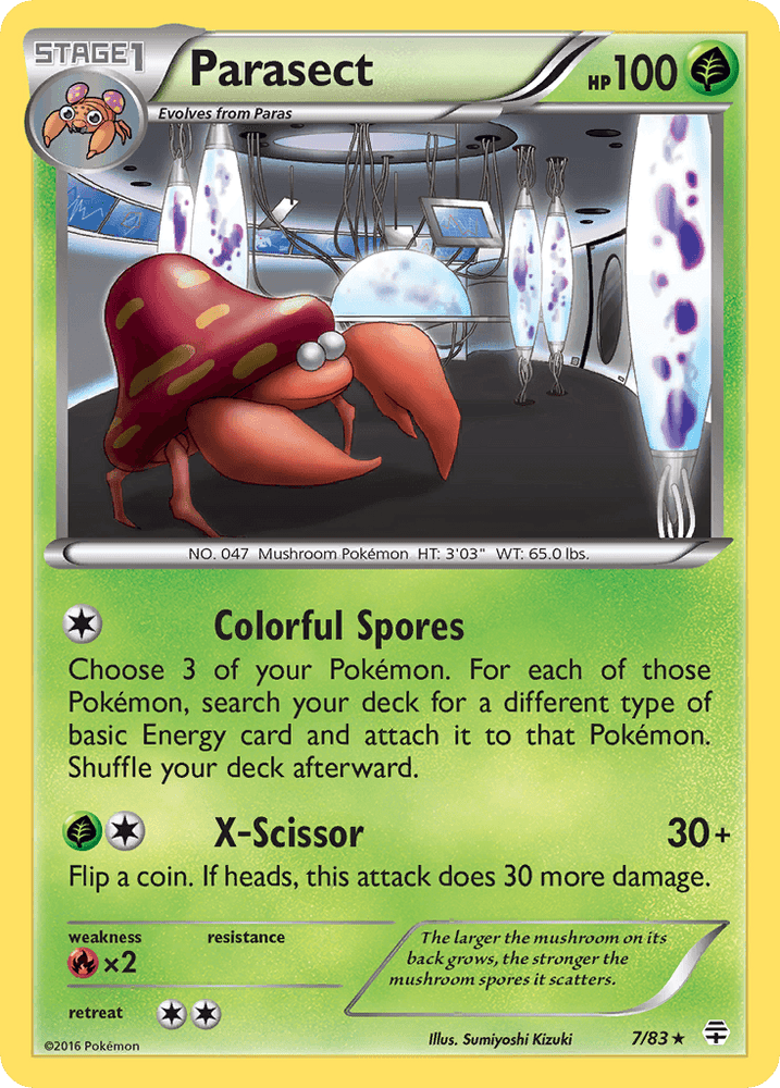 Parasect (7/83) [XY: Generations] (Online Only)