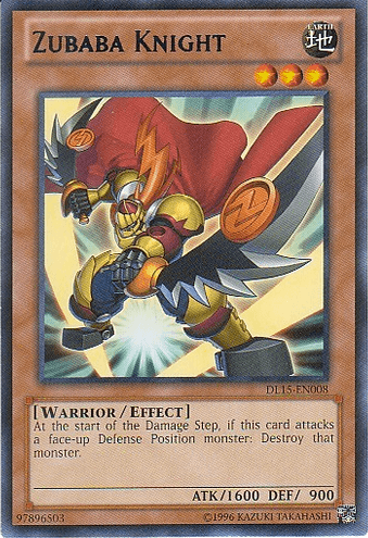 Zubaba Knight (Blue) [DL15-EN008] Rare (ONLINE ORDER ONLY)
