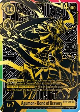 Agumon - Bond of Bravery [BT6-018] (2021 Championship Finals 1st Place) [Double Diamond Promos] (ONLINE ORDER ONLY)