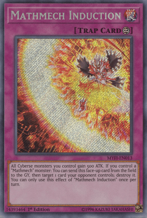 Mathmech Induction [MYFI-EN013] Secret Rare (ONLINE ORDER ONLY)