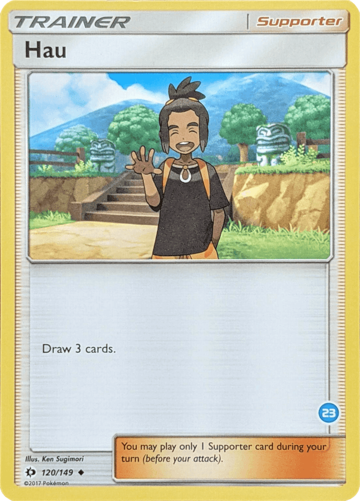 Hau (120/149) (Deck Exclusive #23) [Sun & Moon: Trainer Kit - Alolan Ninetales] (Online Only)