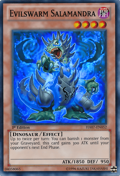 Evilswarm Salamandra [HA07-EN052] Super Rare (ONLINE ORDER ONLY)