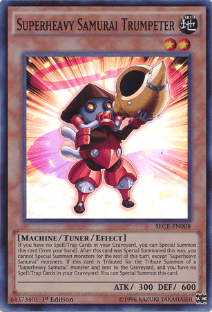 Superheavy Samurai Trumpeter [SECE-EN008] Super Rare (ONLINE ORDER ONLY)