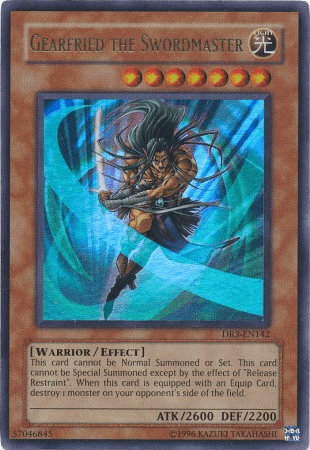 Gearfried the Swordmaster [DR3-EN142] Ultra Rare (ONLINE ORDER ONLY)