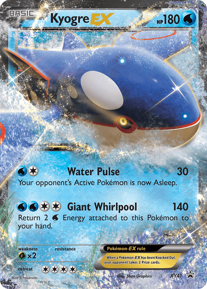 Kyogre EX (XY41) [XY: Black Star Promos] (Online Only)