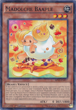 Madolche Baaple [BP03-EN097] Shatterfoil Rare (ONLINE ORDER ONLY)