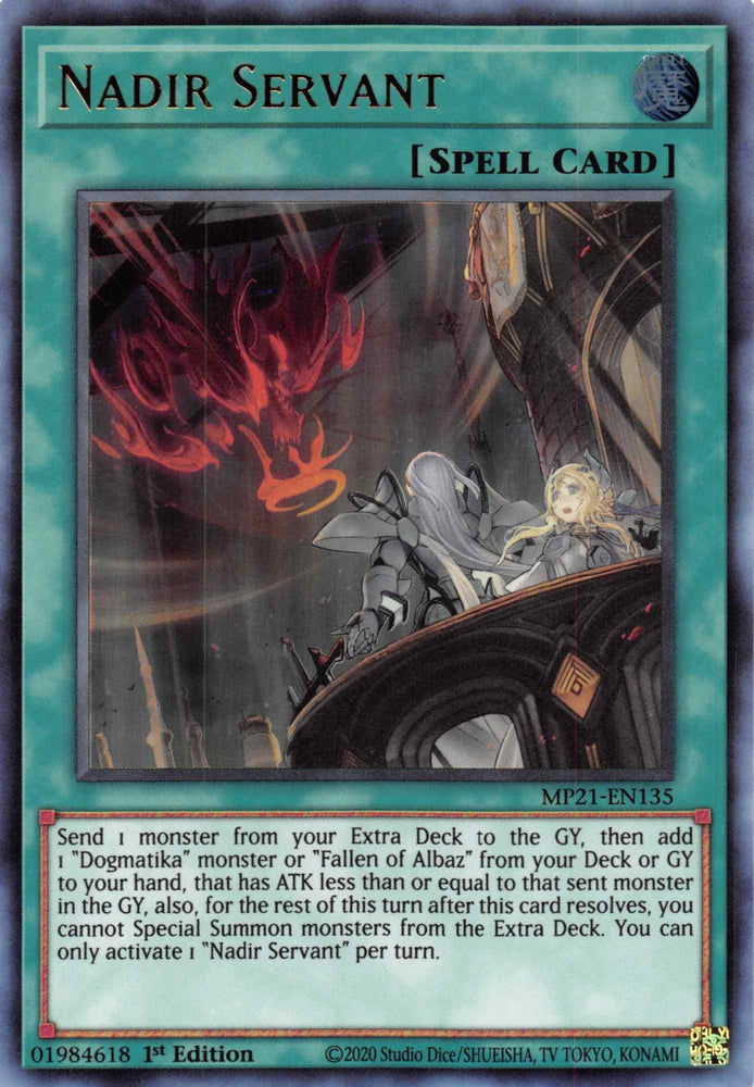 Nadir Servant [MP21-EN135] Ultra Rare (ONLINE ORDER ONLY)