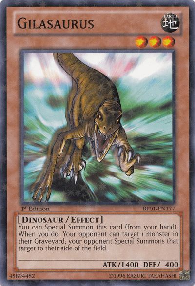 Gilasaurus [BP01-EN177] Starfoil Rare (ONLINE ORDER ONLY)