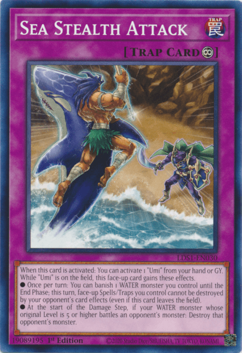 Sea Stealth Attack [LDS1-EN030] Common (ONLINE ORDER ONLY)