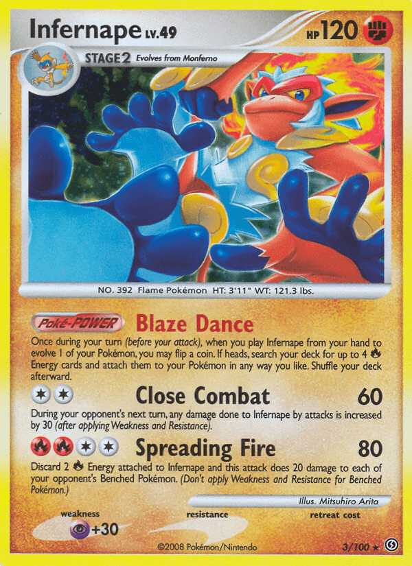 Infernape (3/100) [Diamond & Pearl: Stormfront] (Online Only)