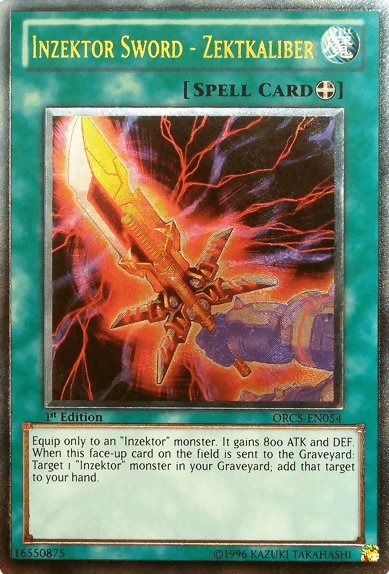 Inzektor Sword - Zektkaliber [ORCS-EN054] Ultimate Rare (ONLINE ORDER ONLY)