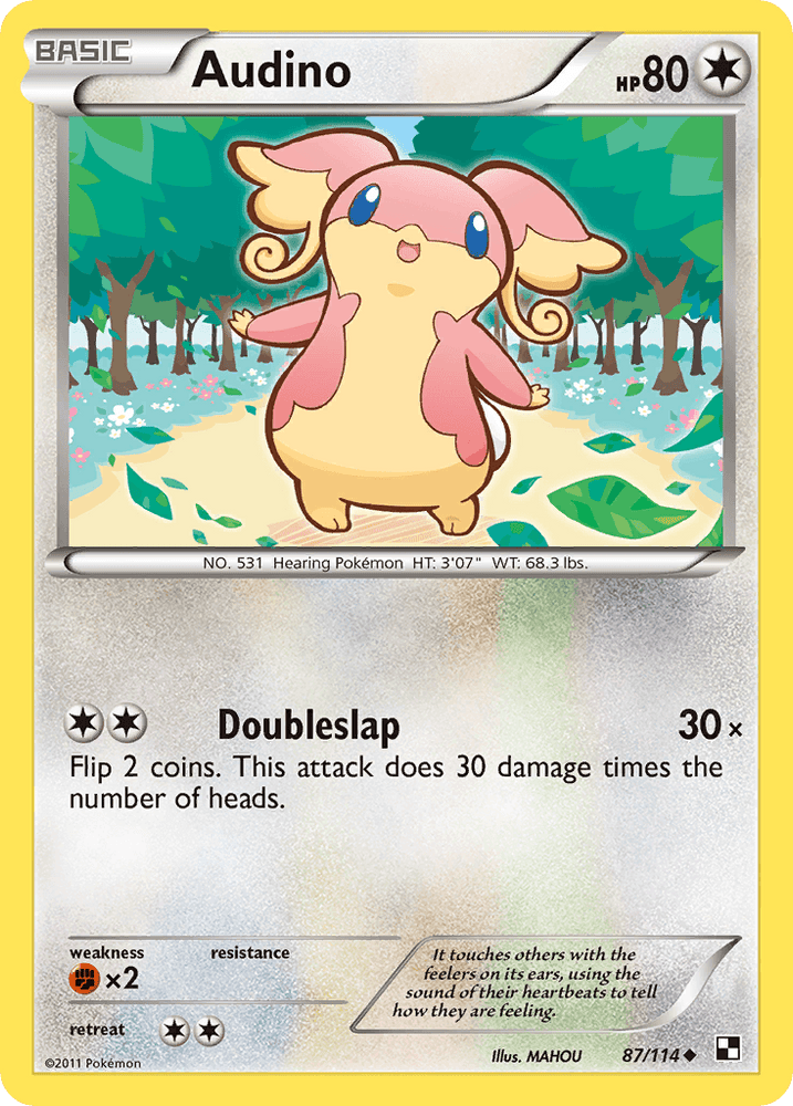Audino (87/114) [Black & White: Base Set] (Online Only)