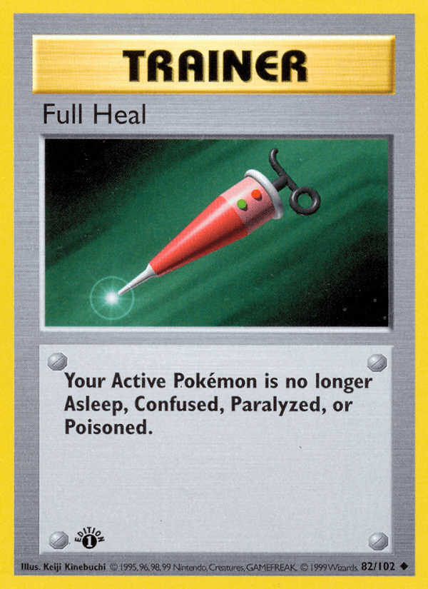 Full Heal (82/102) (Shadowless) [Base Set 1st Edition] (Online Only)