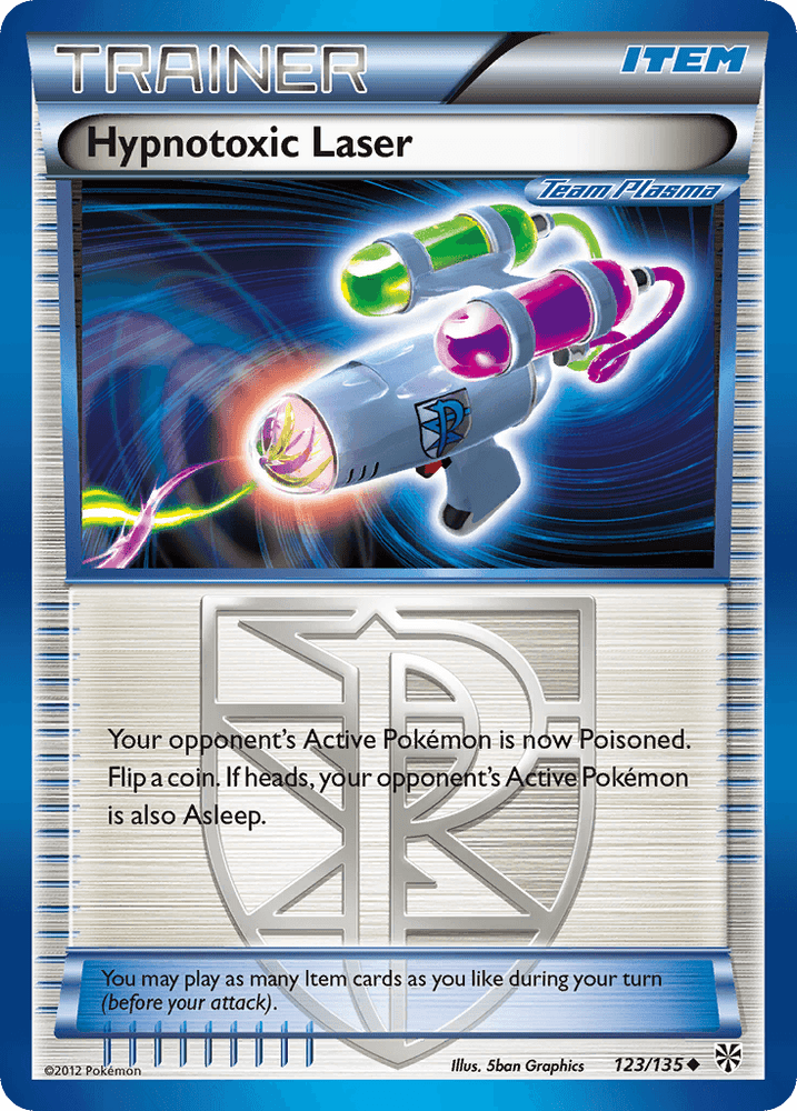 Hypnotoxic Laser (123/135) [Black & White: Plasma Storm] (Online Only)