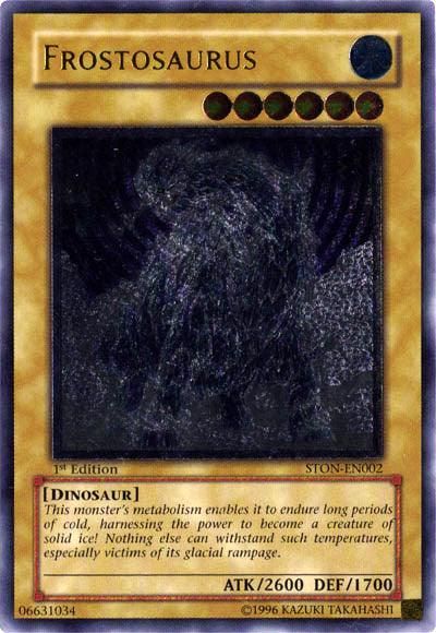 Frostosaurus [STON-EN002] Ultimate Rare (ONLINE ORDER ONLY)