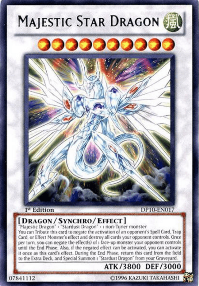 Majestic Star Dragon [DP10-EN017] Rare (ONLINE ORDER ONLY)
