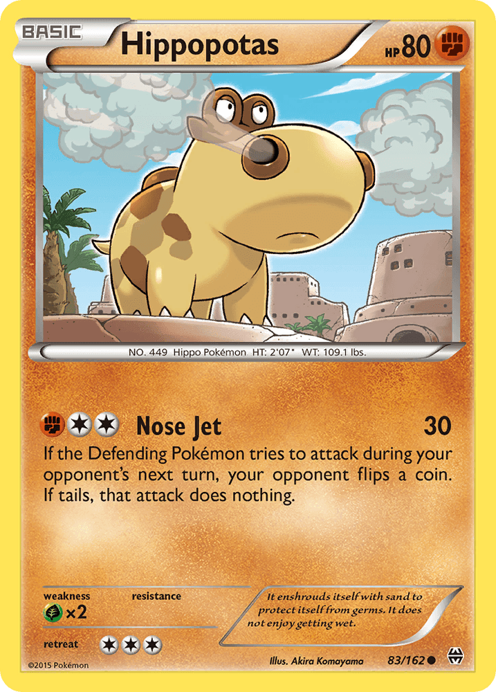 Hippopotas (83/162) [XY: BREAKthrough] (Online Only)