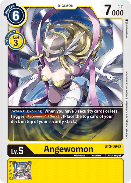 Angewomon [ST3-09] [Starter Deck: Heaven's Yellow] (ONLINE ORDER ONLY)