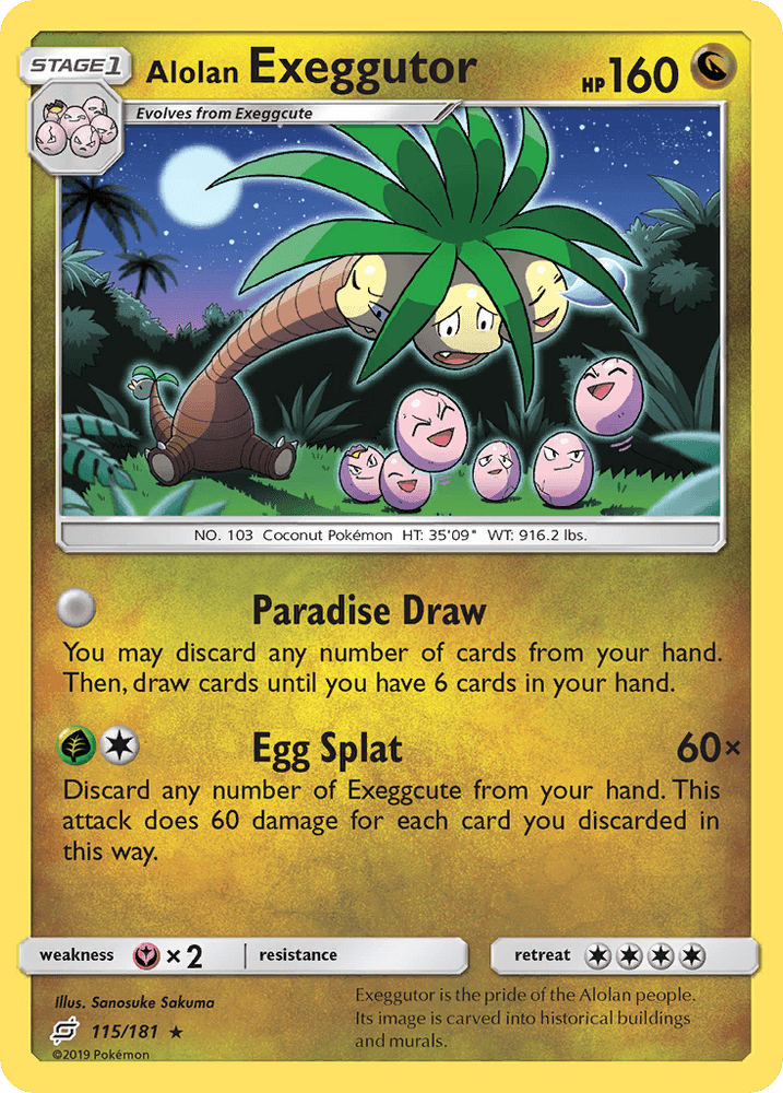 Alolan Exeggutor (115/181) [Sun & Moon: Team Up] (Online Only)