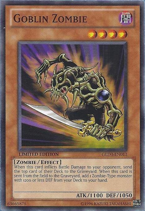 Goblin Zombie [GLD3-EN013] Common (ONLINE ORDER ONLY)
