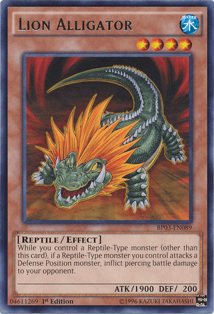 Lion Alligator [BP03-EN089] Rare (ONLINE ORDER ONLY)