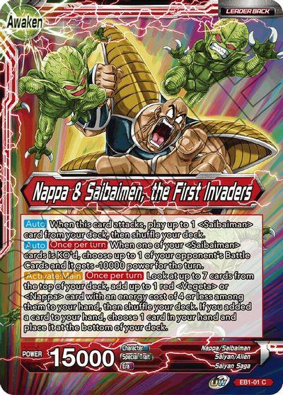 Nappa // Nappa & Saibaimen, the First Invaders (EB1-01) [Battle Evolution Booster] (ONLINE ORDER ONLY)