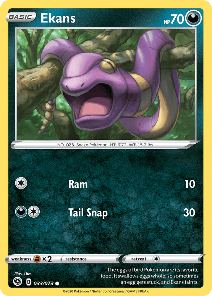 Ekans (033/073) [Sword & Shield: Champion's Path] (Online Only)