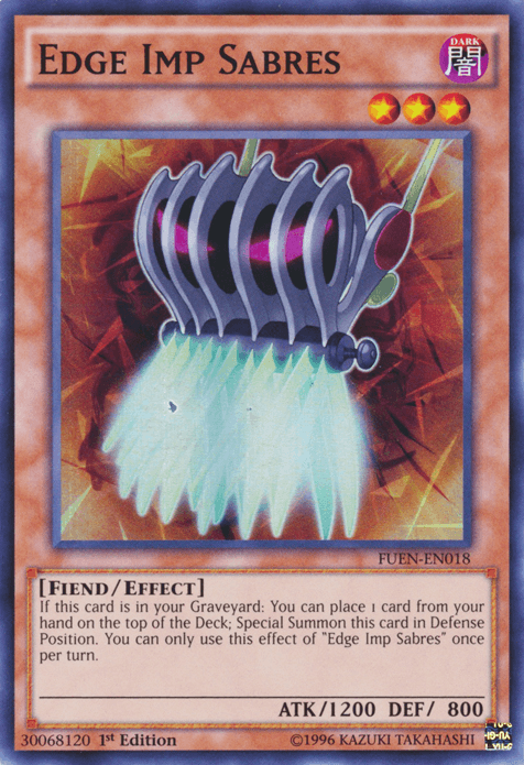 Edge Imp Sabres [FUEN-EN018] Super Rare (ONLINE ORDER ONLY)