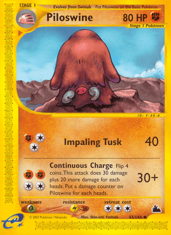 Piloswine (43/144) [Skyridge] (Online Only)