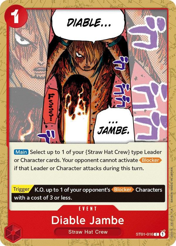 Diable Jambe [Starter Deck: Straw Hat Crew] (ONLINE ORDER ONLY)