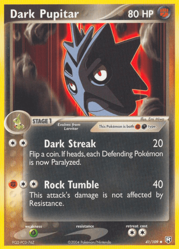 Dark Pupitar (41/109) [EX: Team Rocket Returns] (Online Only)